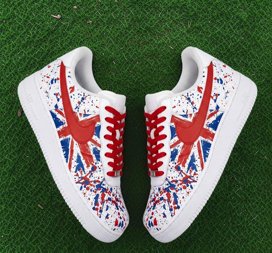 [HOT DEAL] NEW CUSTOMIZED PATRIOTIC AMERICAN FLAG AIR FORCE 1 SHOES
